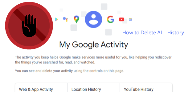 Google Account My Google Activity Screenshot