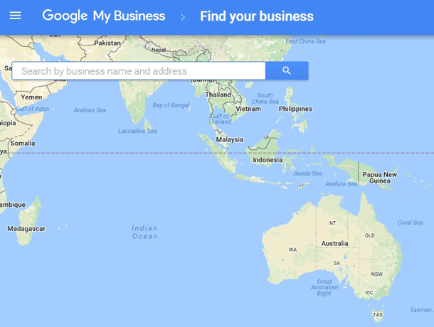 Google Maps Search by business name and address option