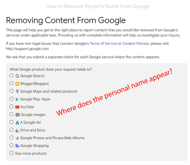 Legal Help Options for Removing Content From Google