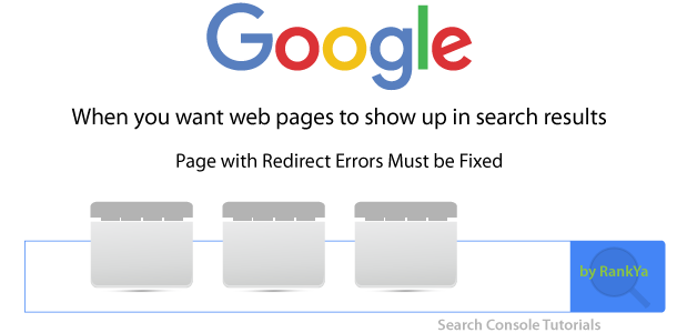 Page with Redirect Errors Must be Fixed Search Console
