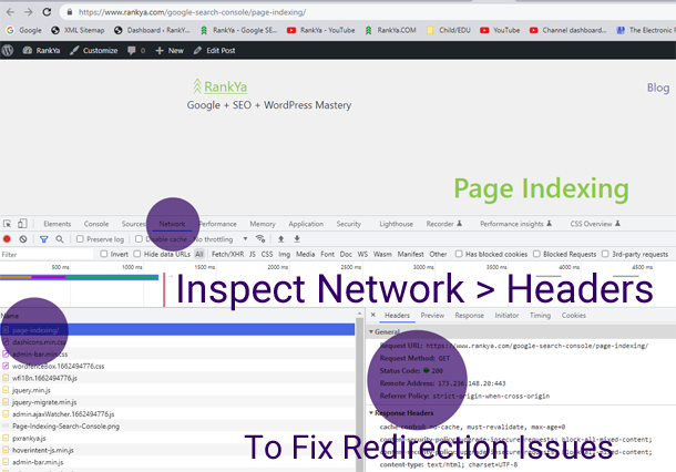 Web Developer Toolbar Network Header Status Code