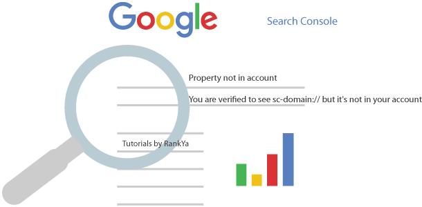 You are verified to see sc-domain but Property not in account