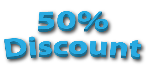 50% Discount Offer