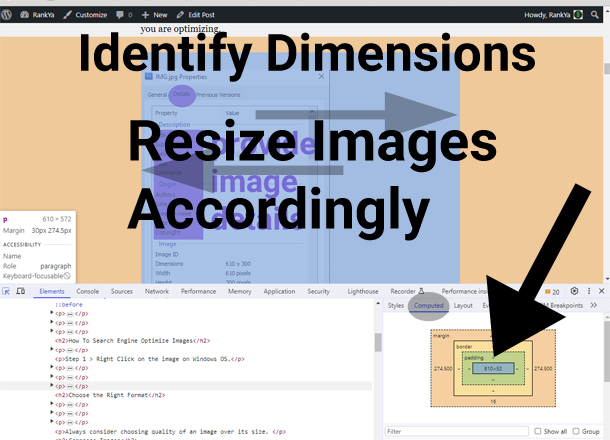 computed value web page dimensions