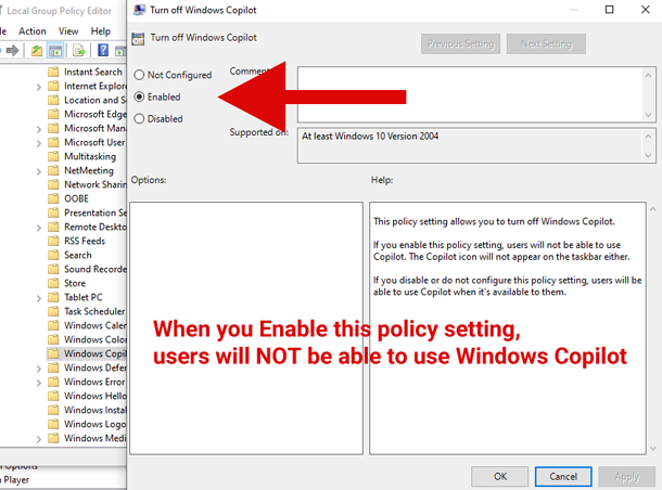 Windows Group Policy Settings