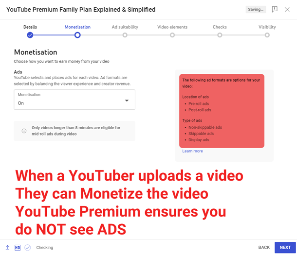 YouTube Video monetisation Options