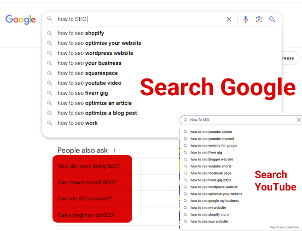 keyword research YouTube video SEO