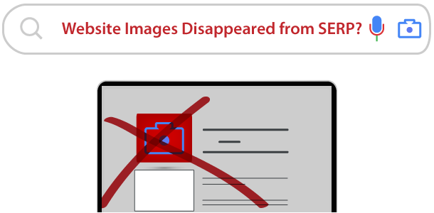 website images Disappeared from Google SERP