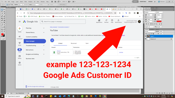 Google ads customer ID