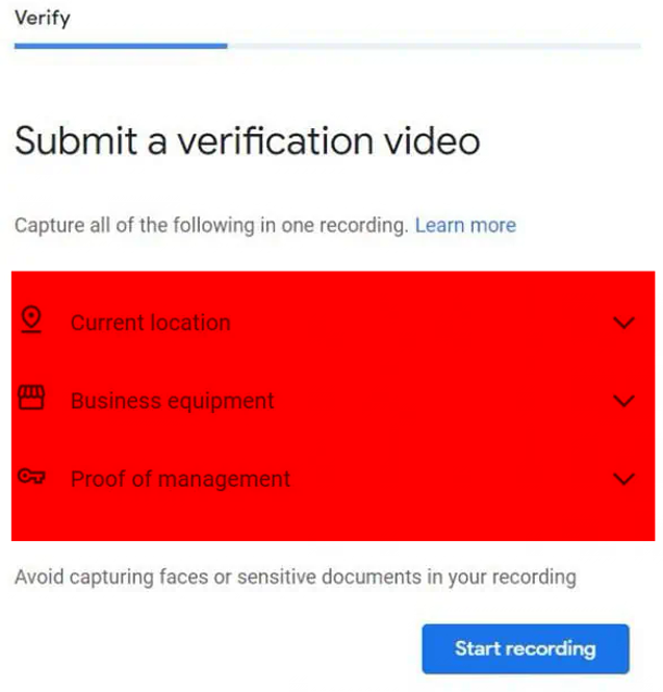 how to verify using video verification submit