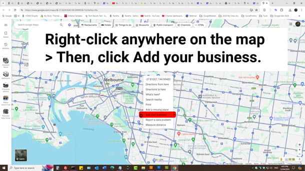 how to add Business Profile in Google Maps