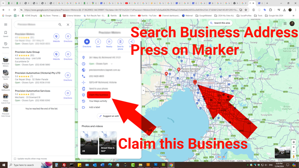 how to claim Business Profile in Google Maps