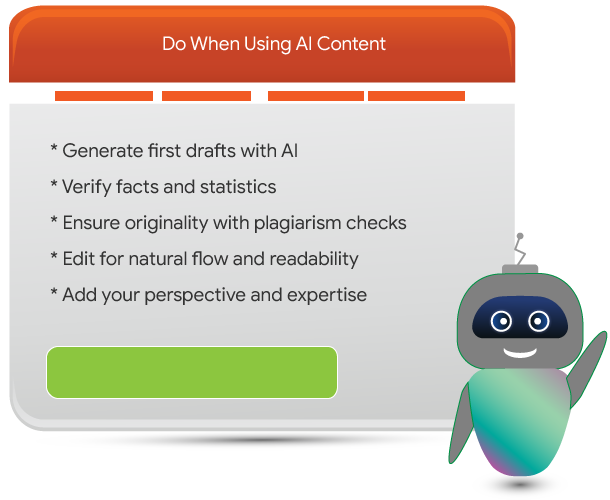 Tips for Using AI Generated Content