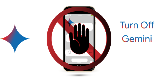 mobile phone illustration with no entry sign