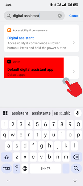android settings