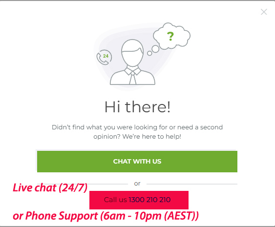 customer support options live chat and phone support choices Crazy Domains
